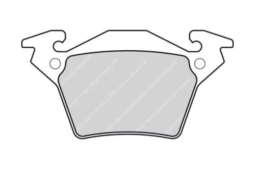 Brake Pad Set, disc brake FERODO FVR1305)