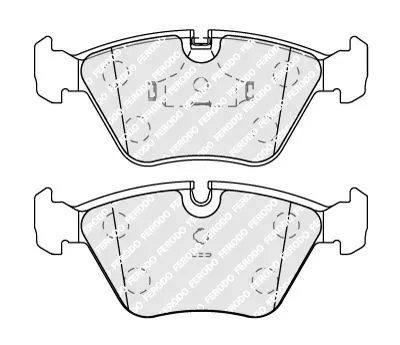Brake Pad Set, disc brake FERODO FDB577)