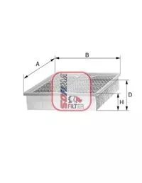 Air Filter SOFIMA S 3030 A)