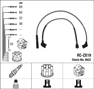 Ignition Cable Kit  9922)