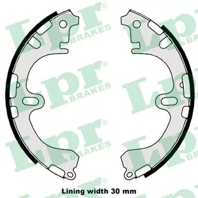 Brake Shoe Set LPR 08800)