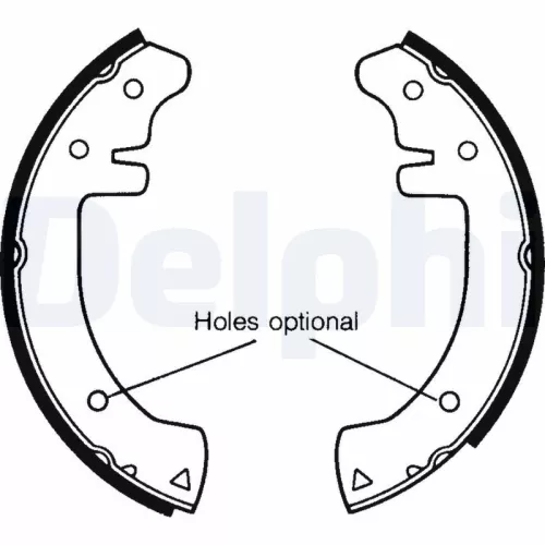 Brake Shoe Set DELPHI LS1402)