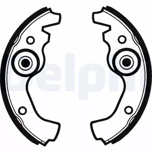 Brake Shoe Set DELPHI LS1641)