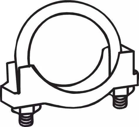 Clamping Piece, exhaust system BOSAL 250-155)