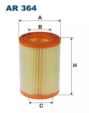 Air Filter FILTRON AR 364)