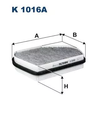 Filter, cabin air FILTRON K 1016A)