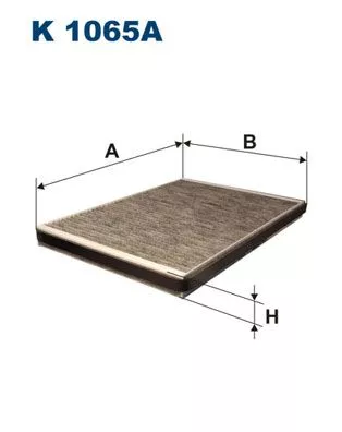 Filter, cabin air FILTRON K 1065A)