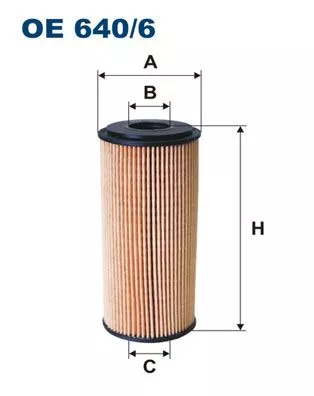 Oil Filter FILTRON OE 640/6)
