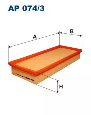 Air Filter FILTRON AP 074/3)