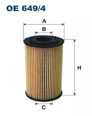 Oil Filter FILTRON OE 649/4)