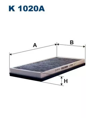 Filter, cabin air FILTRON K 1020A)