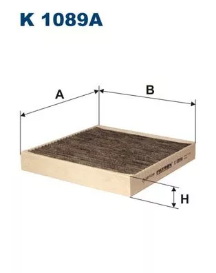 Filter, cabin air FILTRON K 1089A)