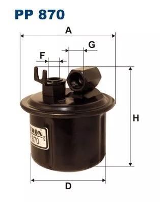 Fuel Filter FILTRON PP 870)
