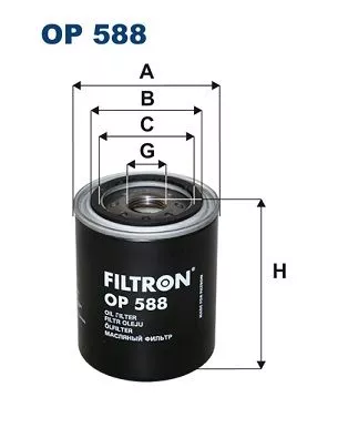 Oil Filter FILTRON OP 588)