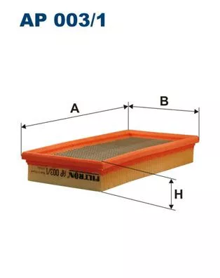 Air Filter FILTRON AP 003/1)