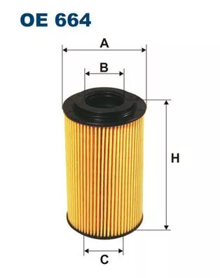 Oil Filter FILTRON OE 664)