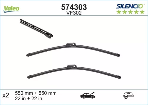 Wiper Blade VALEO 574303)
