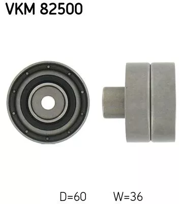Deflection Pulley/Guide Pulley, timing belt SKF VKM 82500)