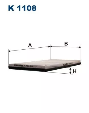 Filter, cabin air FILTRON K 1108)