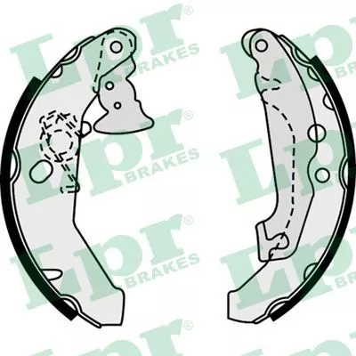 Brake Shoe Set LPR 07560)