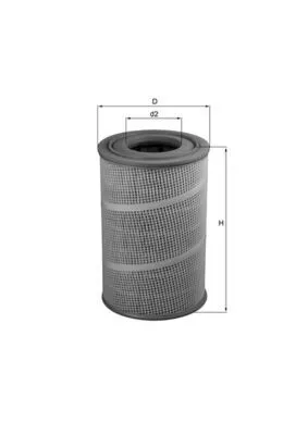 Air Filter KNECHT LX 560/1)