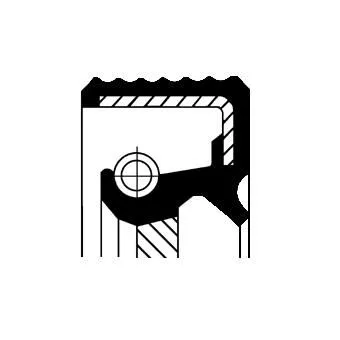 Shaft Seal, manual transmission CORTECO 01026525B)