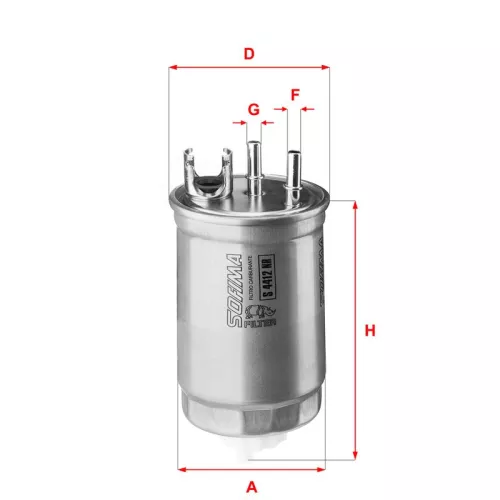 Fuel Filter SOFIMA S 4412 NR)