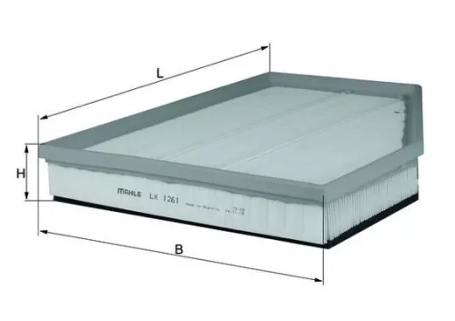 Air Filter KNECHT LX 1261)