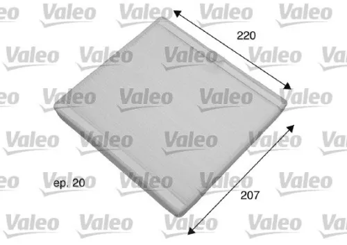 Filter, cabin air VALEO 698769)