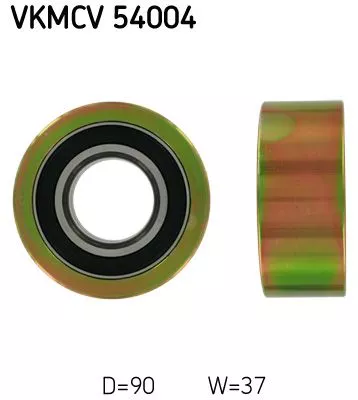 Deflection/Guide Pulley, V-ribbed belt SKF VKMCV 54004)