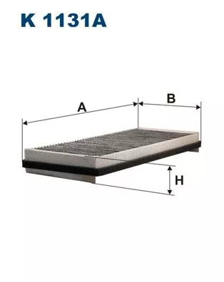 Filter, cabin air FILTRON K 1131A)
