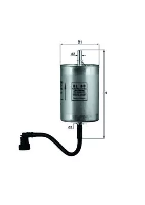 Fuel Filter KNECHT KL 80)