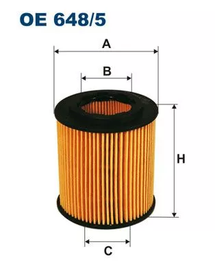 Oil Filter FILTRON OE 648/5)