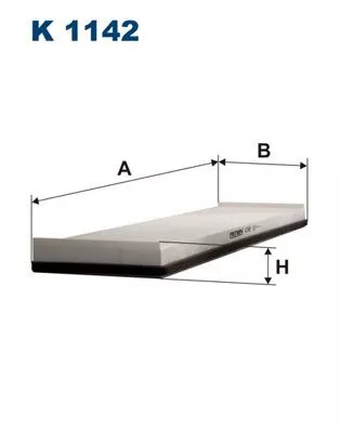 Filter, cabin air FILTRON K 1142)