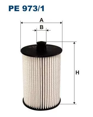 Fuel Filter FILTRON PE 973/1)