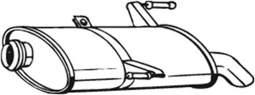 Rear Muffler BOSAL 190-501)