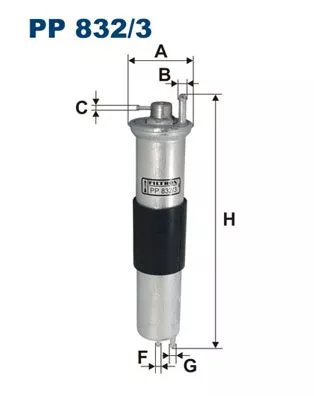 Fuel Filter FILTRON PP 832/3)