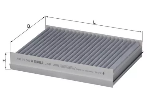 Filter, cabin air KNECHT LAK 250)