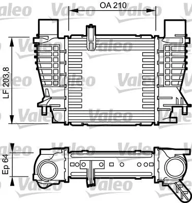 Charge Air Cooler VALEO 817999)