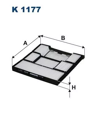Filter, cabin air FILTRON K 1177)