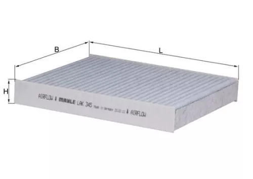 Filter, cabin air KNECHT LAK 345)