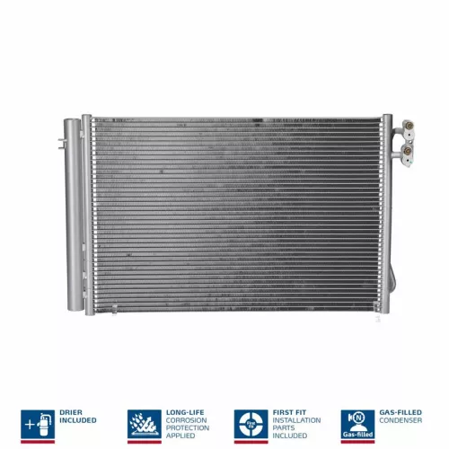 Condenser, air conditioning NISSENS 94872)