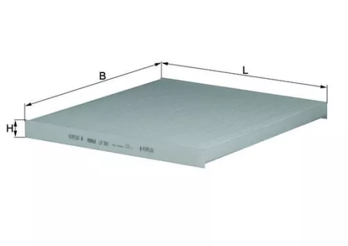 Filter, cabin air KNECHT LA 306)