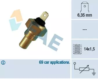 Sensor, coolant temperature FAE 31460)