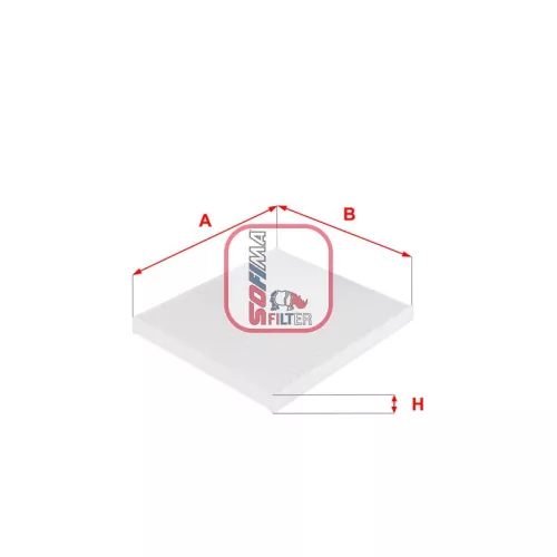 Filter, cabin air SOFIMA S 3088 C)