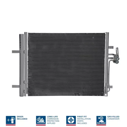 Condenser, air conditioning NISSENS 940044)