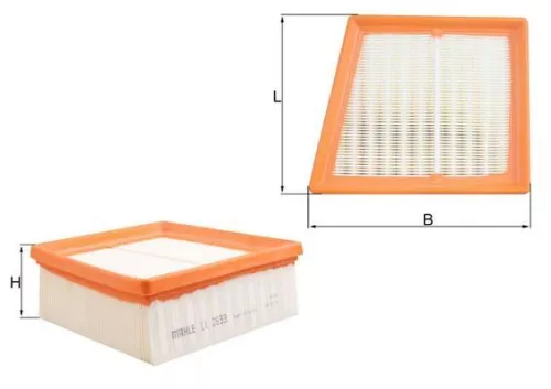 Air Filter KNECHT LX 2633)
