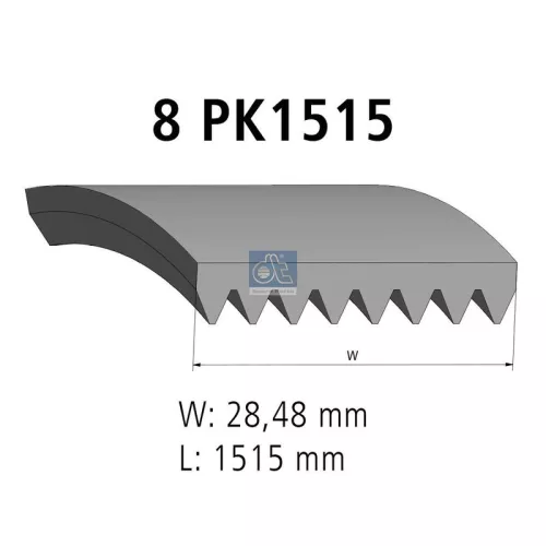 V-ribbed Belt DT Spare Parts 6.31520)