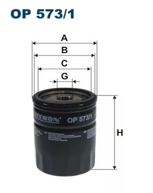 Oil Filter FILTRON OP 573/1)