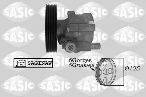 Hydraulic Pump, steering SASIC 7074012)